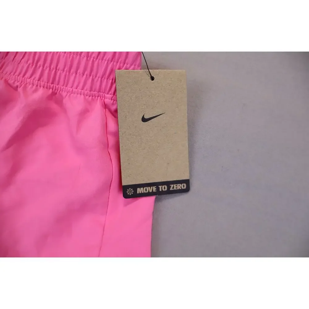 NEW Nike Girls Toddler Dri Fit Pink Glow Woven Athletic Shorts Size 4T